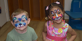 Children with Face Paint
